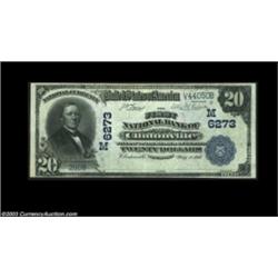Clintonville, WI - $20 1902 Plain Back Fr. 650 The First NB Ch. # (M)6273A lovely large note from th
