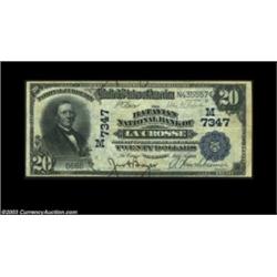 La Crosse, WI - $20 1902 Date Back Fr. 642 The Batavian NB Ch. # (M)7347A somewhat scarcer La Crosse
