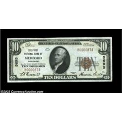 Medford, WI - $10 1929 Ty. 1 The First NB Ch. # 5695A well centered beauty only a bit of light handl