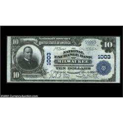 Milwaukee, WI - $10 1902 Plain Back Fr. 624 The National Exchange Bank Ch. # 1003A lovely example wi