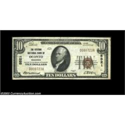 Oconto, WI - $10 1929 Ty. 1 The Citizens NB Ch. # 5521First of a pair of high grade Series 1929 exam