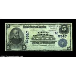 Oshkosh, WI - $5 1902 Date Back Fr. 592 The City NB Ch. # (M)9347A nice Date Back opens an offering