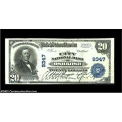 Oshkosh, WI - $20 1902 Plain Back Fr. 652 The City NB Ch. # 9347A third high grade example, this wit