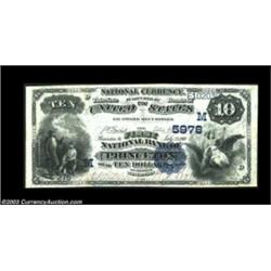 Princeton, WI - $10 1882 Date Back Fr. 545 The First NB Ch. # (M)5978A very scarce bank which issued