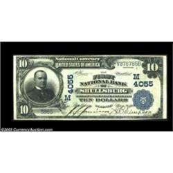 Shullsburg, WI - $10 1902 Plain Back Fr. 626 The First NB Ch. # (M)4055Just a hair lower grade than