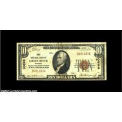 Green River, WY - $10 1929 Ty. 1 First NB Ch. # 10698Not a rare bank, but there are never enough Wyo