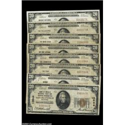 1929 Nationals from Across the CountrySan Francisco, CA - $20 1929 Ty. 1 Bank of America NT & Saving