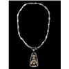 Image 2 : Zuni Excellent Inlaid Mosaic Sterling Necklace