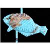 Image 4 : Hand Carved Turquoise Graduated Fish Necklace
