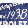 Image 11 : 1938 Chevrolet Double Sided Advertising Banner
