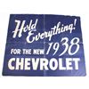 Image 1 : 1938 Chevrolet Double Sided Advertising Banner