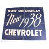Image 2 : 1938 Chevrolet Double Sided Advertising Banner