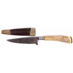 Puma Gamblers Boot Knife And Sheath c.1900