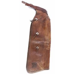 Early Montana Cowboy Leather Chaps