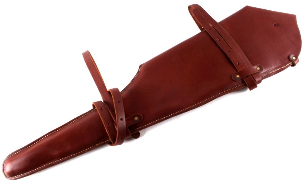 Handmade Leather Rifle Scabbard From Ennis, MT