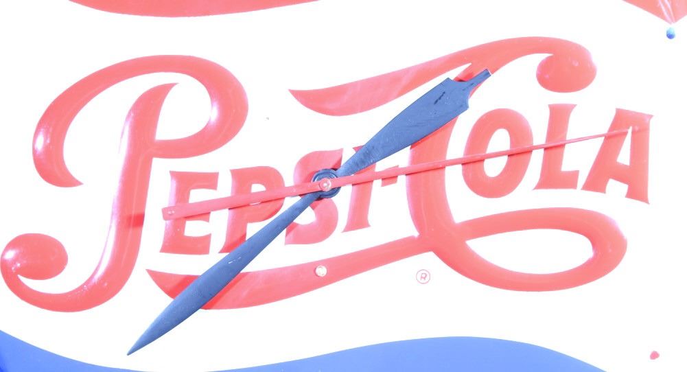 Vintage Custom Made Pepsi Cola Bottle Cap Clock