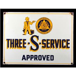 Early Three-S-Service Montana Service Station Sign
