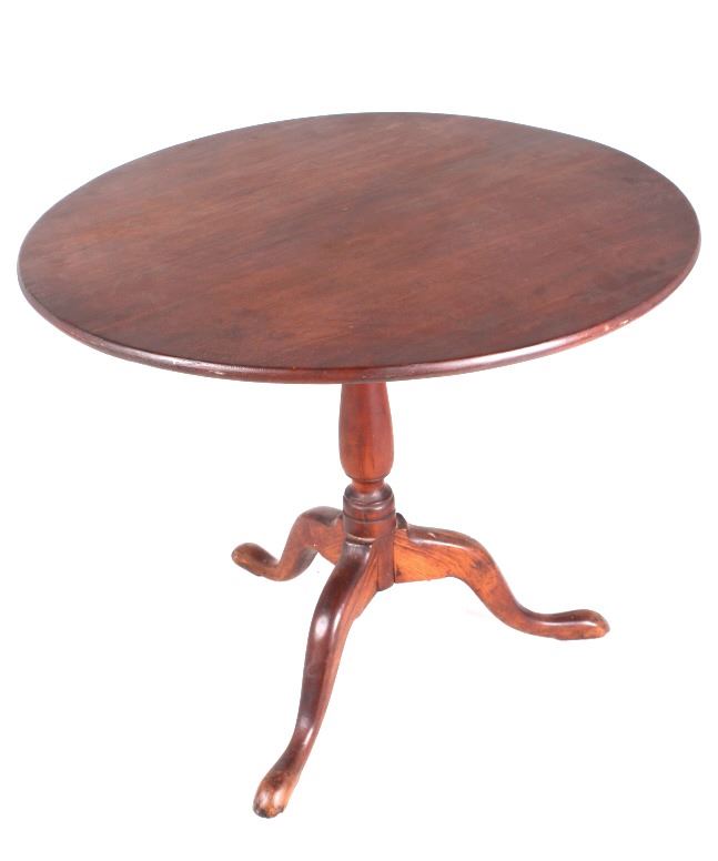 Antique Mahogany TiltTop Tea Table