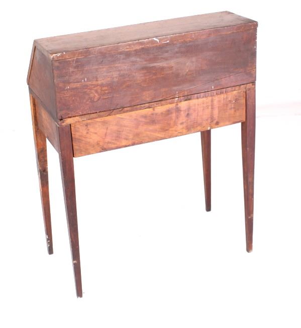 Antique Writing Desk With Fold Down Top
