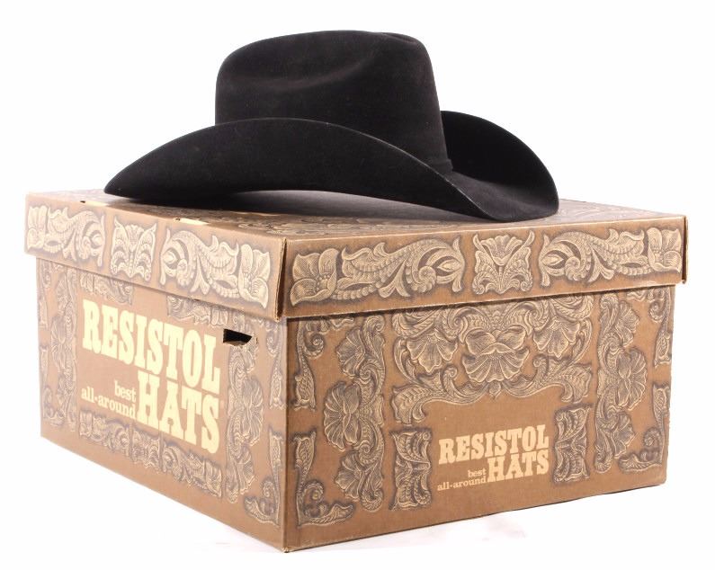 resistol 20x black gold cowboy hat