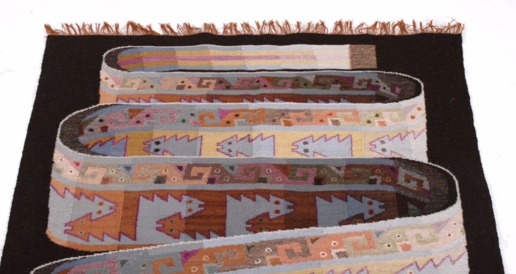 Hand Woven South American Wool Rug By E Sulca