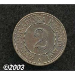2 and 10 Pfennig 1894A,