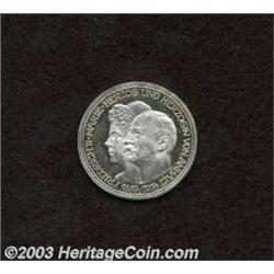 Anhalt-Dessau. Silver Wedding Anniversary 3 Mark 1911A,