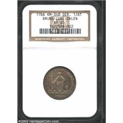 Brunswick-Luneburg-Calenberg-Hannover. George III 1/6 Taler 1766IAP,