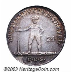 Brunswick-Luneburg-Calenberg-Hannover. George III 24 Mariengroschen 1780CES,