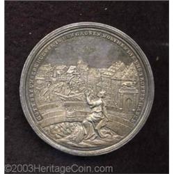 Nurnberg. Silver Flood medal 1784,