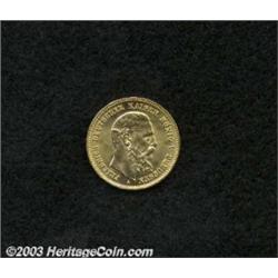 Prussia. Friedrich III gold 10 Mark 1888A,