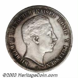 Prussia. Wilhelm II 5 Mark 1888-A,