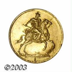 Saxony. Gold Ducat 1697-EPH,