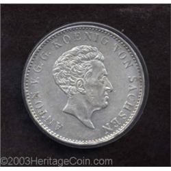 Saxony. Anton V Taler 1831-S,