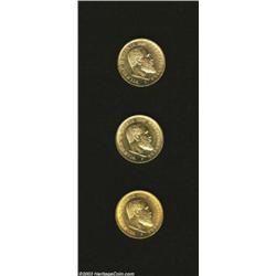 Wurttemberg. Gold 20 Marks as follows: