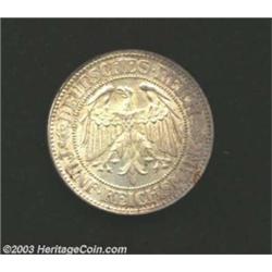 Weimar Republic. Oak Tree 5 Mark 1927F,