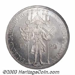 Weimar Republic. Meissen 5 Mark 1929E,