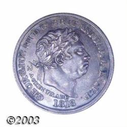 George III Half Ackey 1818,