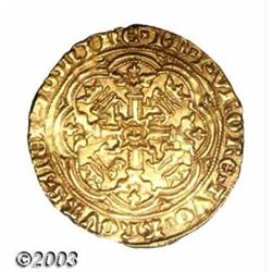 Edward III Treaty Period gold Half Noble ND (1361-69),