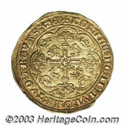 Edward III Treaty Period gold Half Noble ND (1361-69),