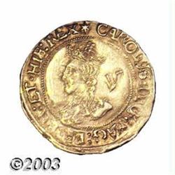 Charles I gold Crown of 5 Shillings,