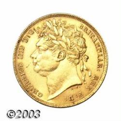 George IV gold Sovereign 1822,
