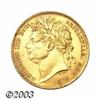 Image 1 : George IV gold Sovereign 1822,