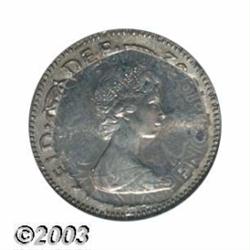 Elizabeth II Error 20 Pence 1982,