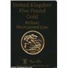 Image 1 : Elizabeth II gold 5 Pounds 1984,