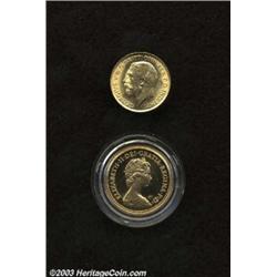 Gold pair including: