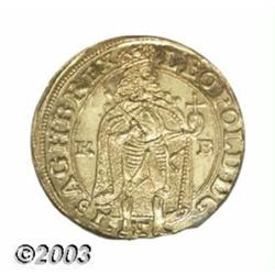 Leopold gold Ducat 1690KB,
