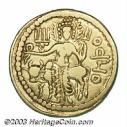 Kushan Empire. Gold Dinar circa 250AD,