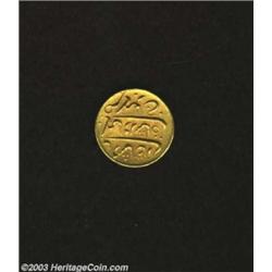 Kutch. Gold 25 Kori VS1915 (1858),
