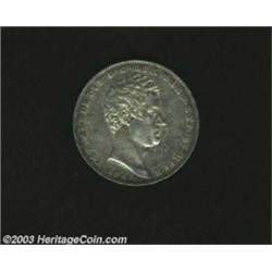 Sardinia. Carlo Alberto 5 Lire 1849 Anchor,